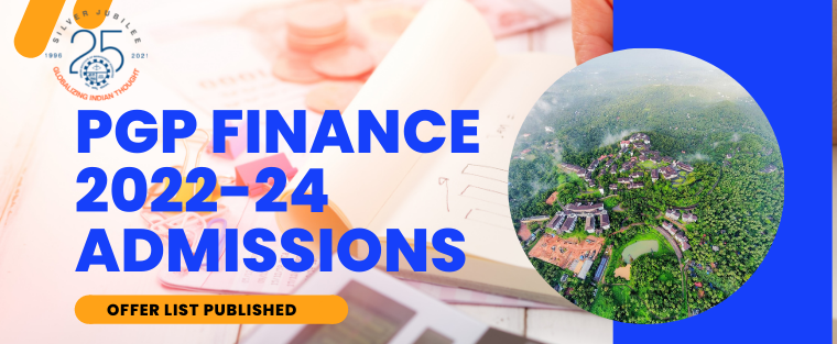 PGP-Finance Admissions 2022-2024